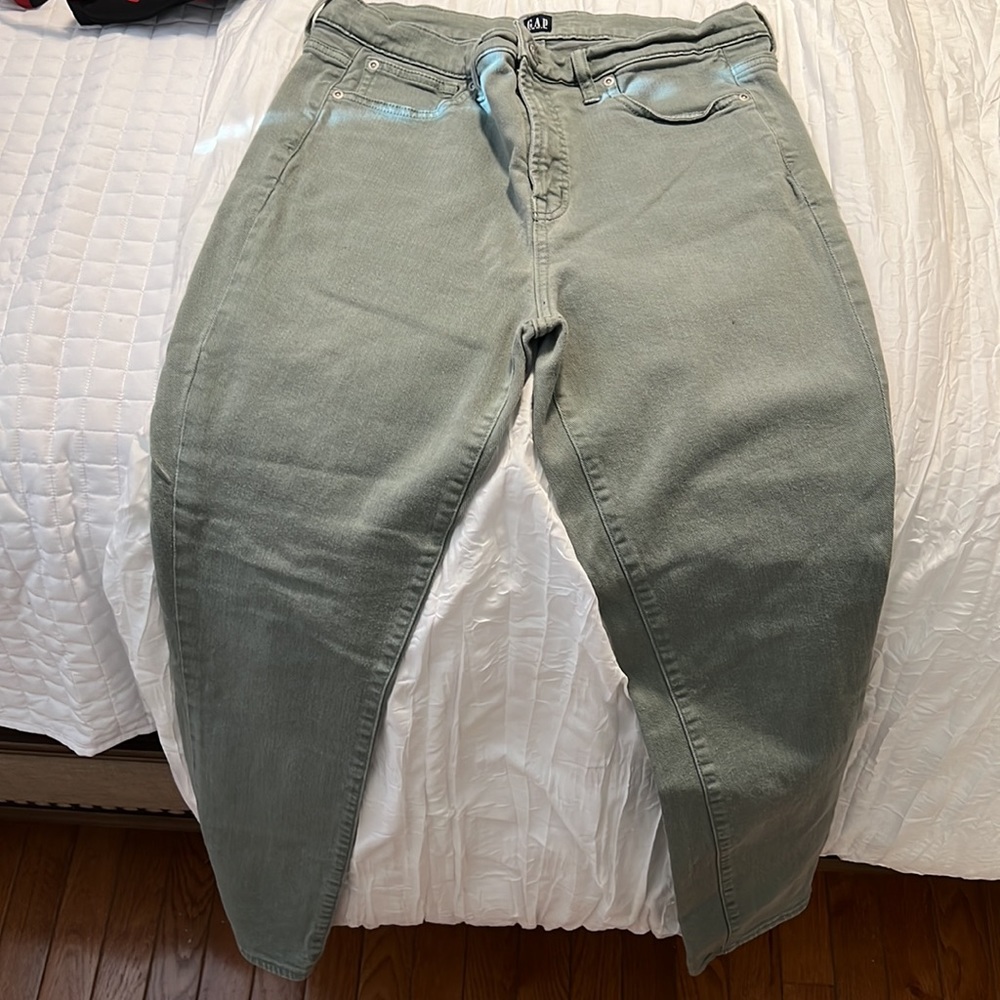 Denim green jeans - Picture 2 of 2